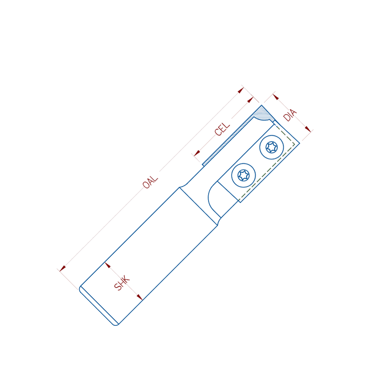 Insert Double Flute Router Bit 2