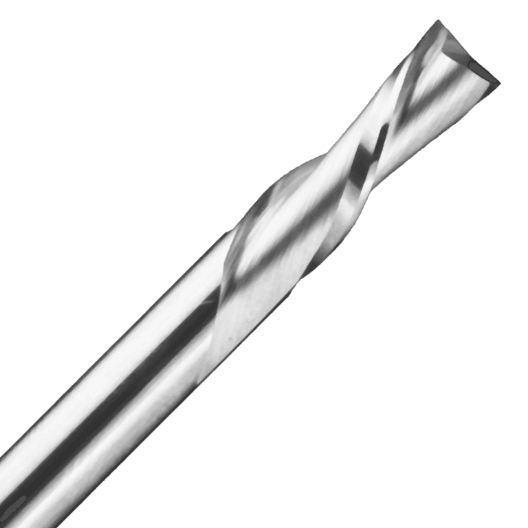 Double Flute Hard Plastic and Aluminum Downcut