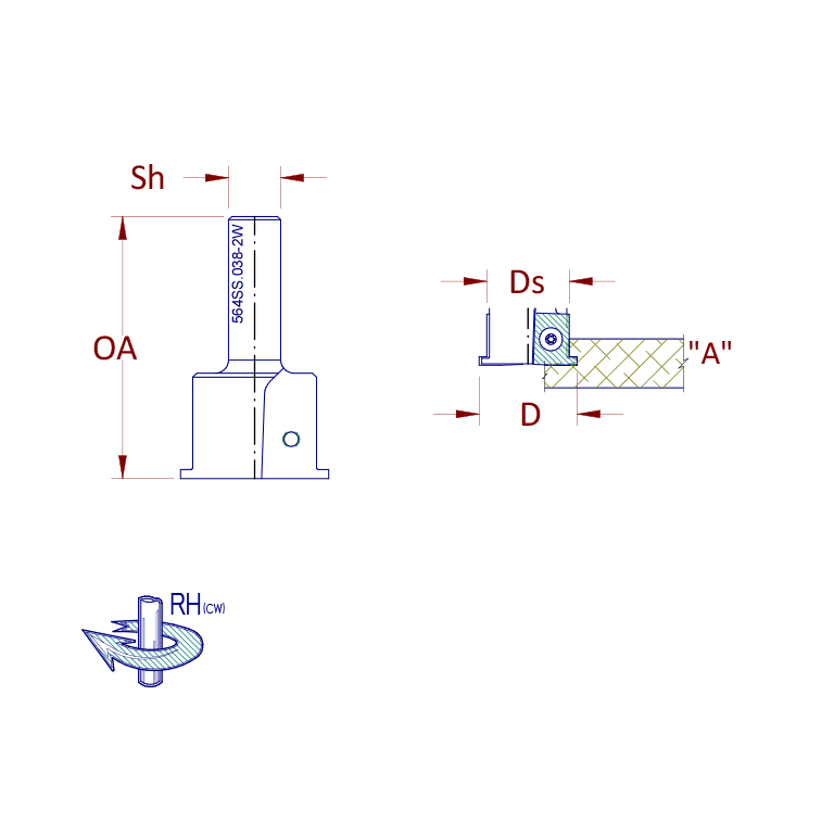 564SS.038-2W 1