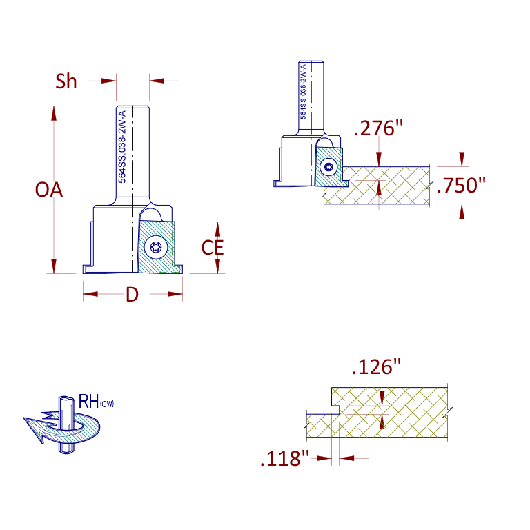 564SS.038-2W-A 1