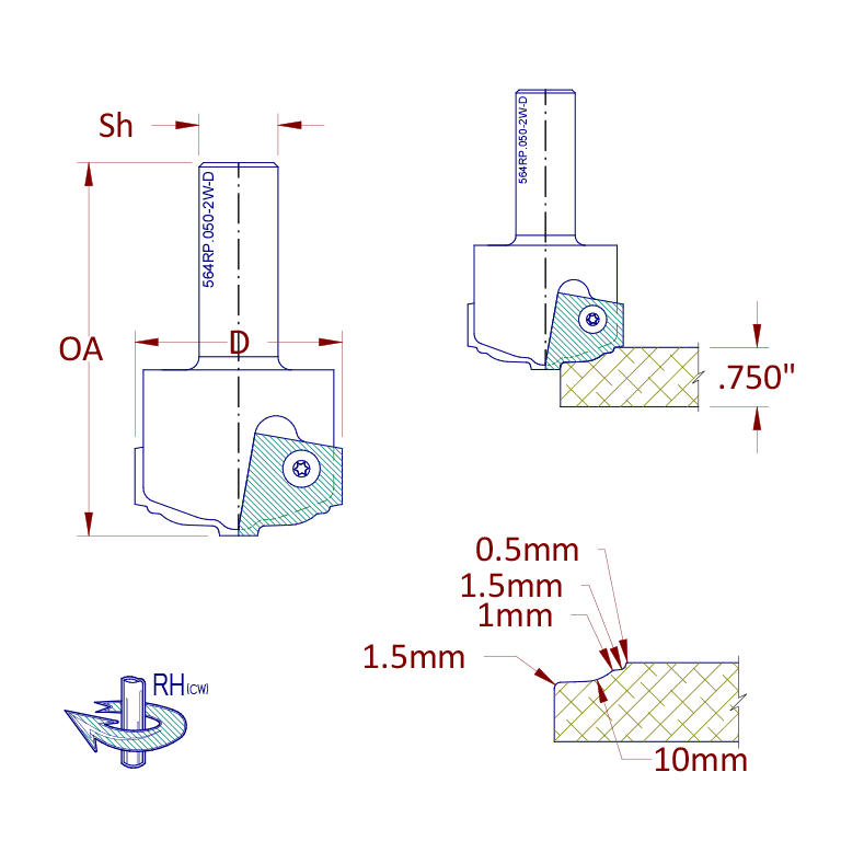 564RP.050-2W-D 1